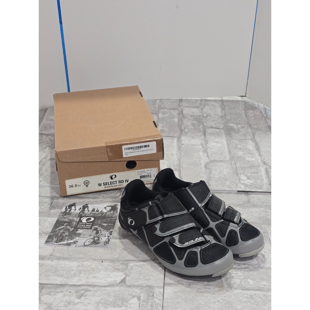 Pearl Izumi Women's Select Road IV Size 36, US 5 Black/Black
